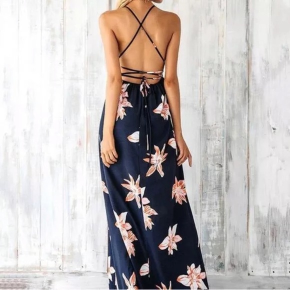 Floral Maxi Dress - Picture 3 of 3